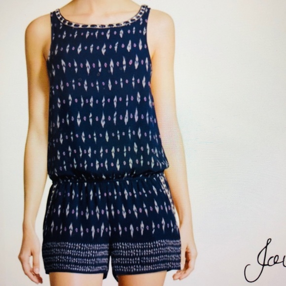 Dresses & Skirts - Joie Silk Printed Sleeveless Romper